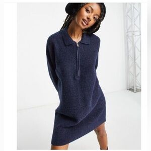 Weekday | Dresses | Weekday Nicki Pike Knitted Midi Jumper Dress In Navy Blue Xs | Poshmark Weekday | Dresses | Weekday Nicki Pike Knitted Midi Jumper Dress In Navy Blue Xs | Poshmark